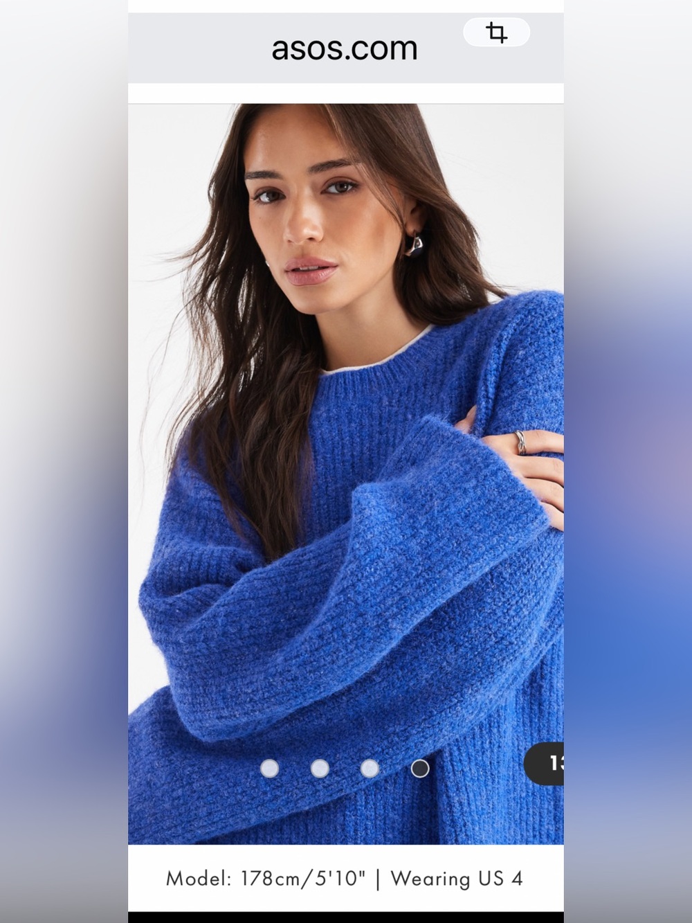 Like new size SMALL OVERSIZED 4th generation SOFT STYLISH SWEATER💙